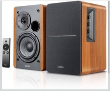 Image of Edifier R1280T Active Powerful Bluetooth Bookshelf Speakers - Black