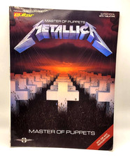 Master of Puppets Guitar Tab Book Metallica 1988 Cherry Lane