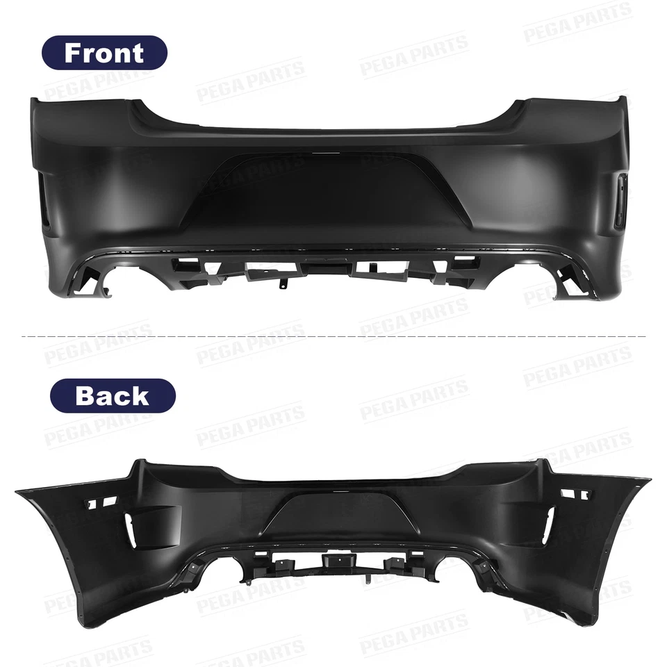 For 2011-2014 Dodge Charger Rear Bumper Cover Assembly w/ Tail Lip SRT 8 Style Foto 2 de 4