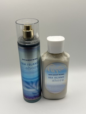 -NEW- Set Of 2 SEA ISLAND SHORE FRAGRANCE MIST BODY LOTION SET BATH & BODY WORKS