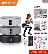 Elastic Resistance Bands - Strong & Lightweight Pilates Set for Home Fitness