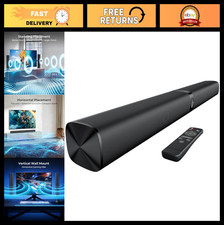 Bluetooth Sound Bar for Smart TV, Detachable 2-in-1, Auto Volume Boost, AUX/ARC,