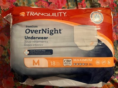 NIP! Tranquility Disposable Underwear Medium 18 Ct Maximum Protection
