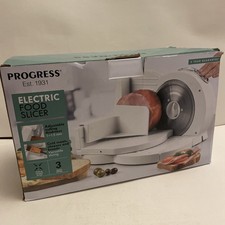 Progress Electric Food Slicer Meat Cheese Bread Cutting Board Slicing Machine