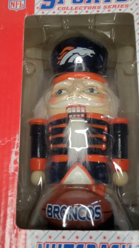 NFL Denver Broncos Sports Collectors Series Nutcracker 8" - Picture 8 of 8