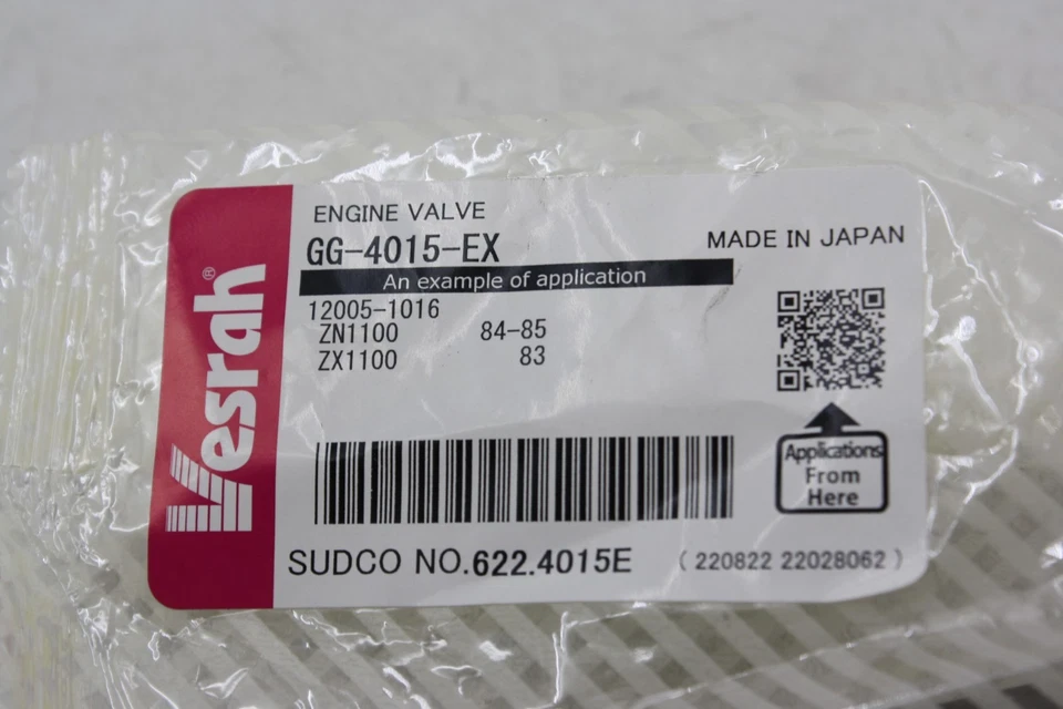 VÁLVULA DE ESCAPE VESRAH PARA 84-85 KAWASAKI ZN1100 EJE LTD Y 1983 GPZ1100 ZX1100 Foto 2 de 4