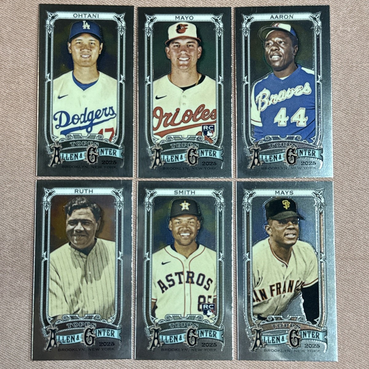 CHROME MINI CARDS 2025 Topps Allen & Ginter MLB Baseball You Pick
