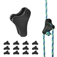 12Pack Ultralight Guyline Tensioners Tent Guyline Cord Rope Adjuster for Outd...