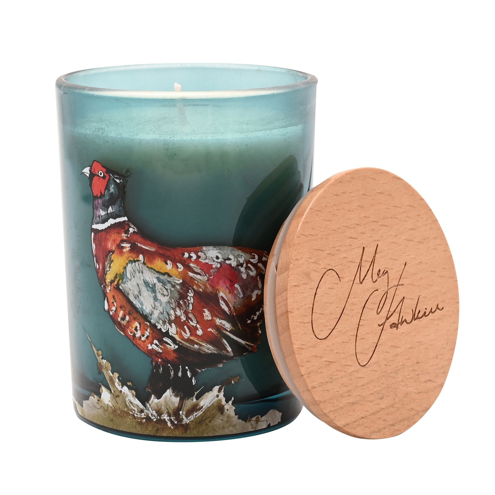 Meg Hawkins Highland Pheasant Candle Rosehip & Birchwood Fragrance