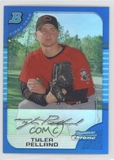 2005 Bowman Chrome First Year Blue Refractor 17/150 Tyler Pelland #194 0c2