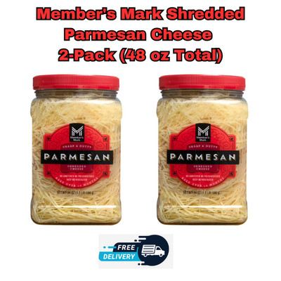 Member's Mark Shredded Parmesan Cheese 2-Pack (48 oz Total)