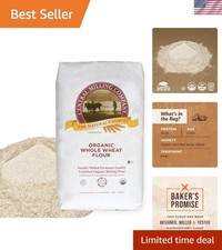 Finely Milled 100 Whole Wheat Flour, 25 lb Bag - Ideal for Bread Machines