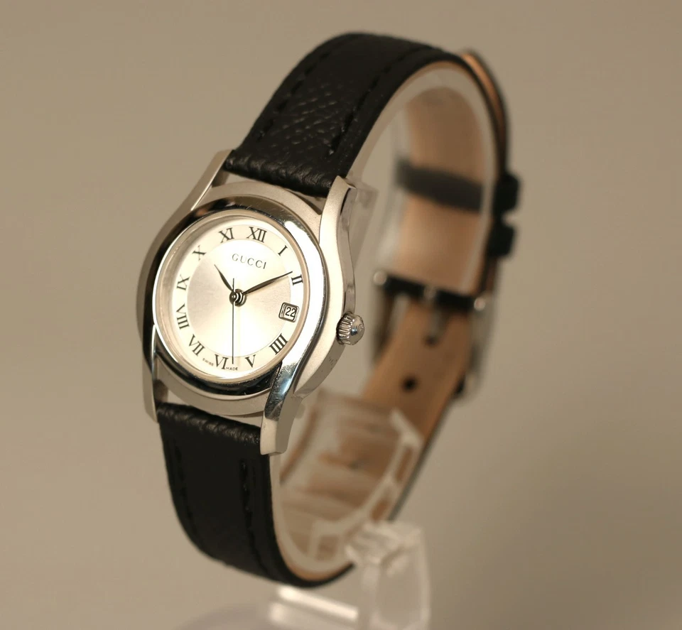 Orologio da donna Gucci 5500L al quarzo quadrante nero testato dal GIAPPONE - Immagine 4 di 4