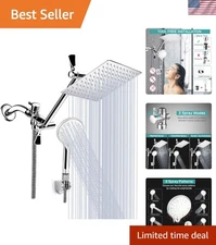 12" Rainfall Shower Head with Extension Arm