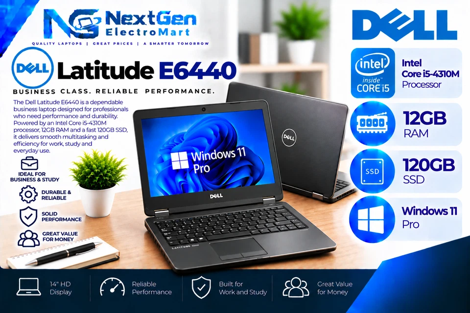 Dell Latitude E6440 · i5-4310M · 12GB · 120GB, photo 1 of 5