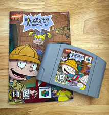 THQ Rugrats: Scavenger Hunt Nintendo 64 N64 1999 E NTSC-U/C w/ Manual