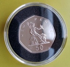 2019 Britannia 50p Fifty Pence Coin Brilliant Uncirculated From Royal Mint Set