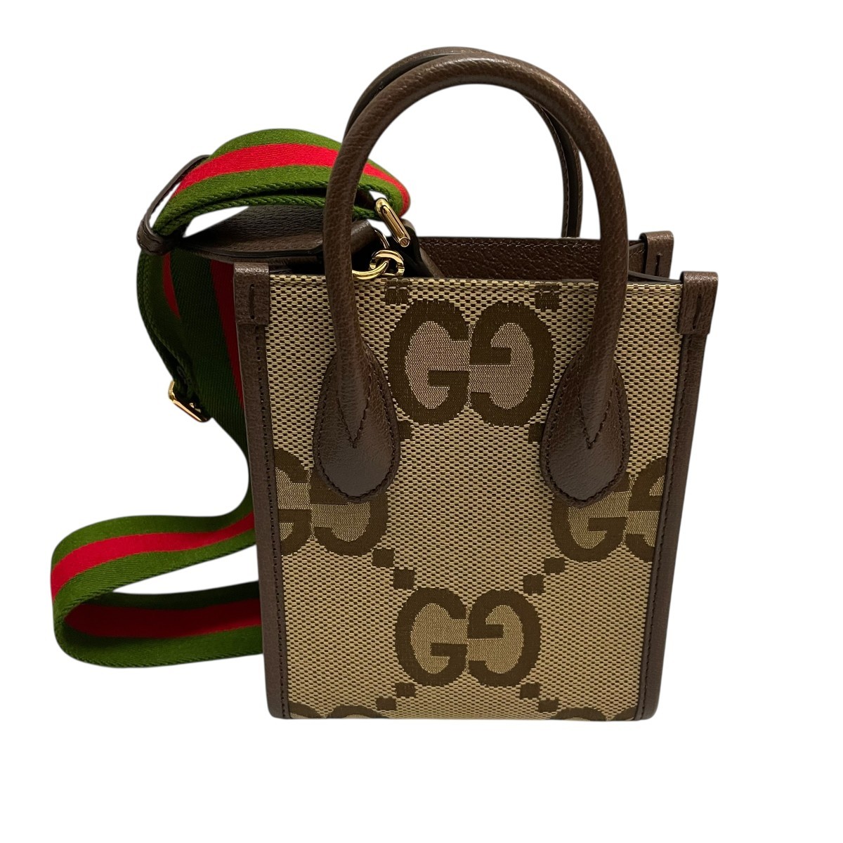 GUCCI GG Canvas Tote Bag 699406 Brown 280525 | eBay