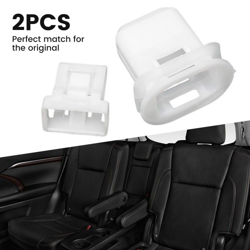 2* - White Rear Seat Cushion Seat Fixing Grommet Clip For Toyota 72693-12080 - Picture 12 of 12