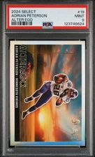 Adrian Peterson 2024 Panini Select Alter Ego PSA 9 Mint Vikings