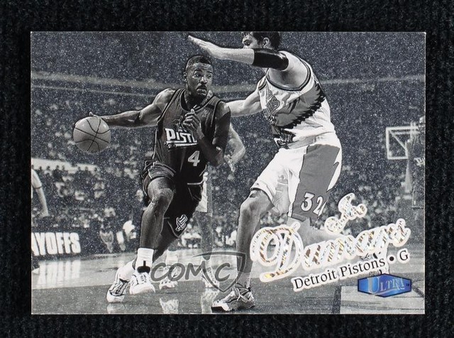 1997-98 Fleer Ultra Platinum Medallion 58/100 Joe Dumars #3P HOF