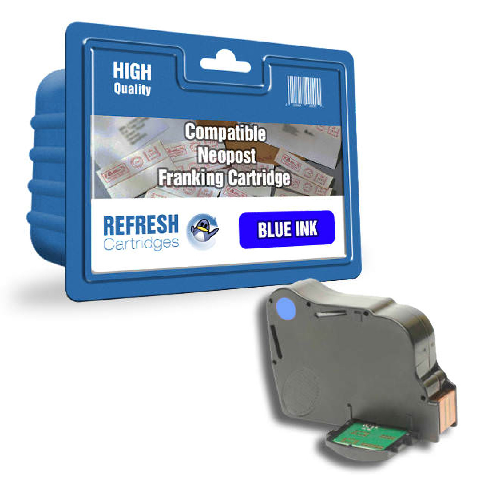 Refresh Cartridges 310048 Blue Ink Cartridge for Neopost Franking Machines