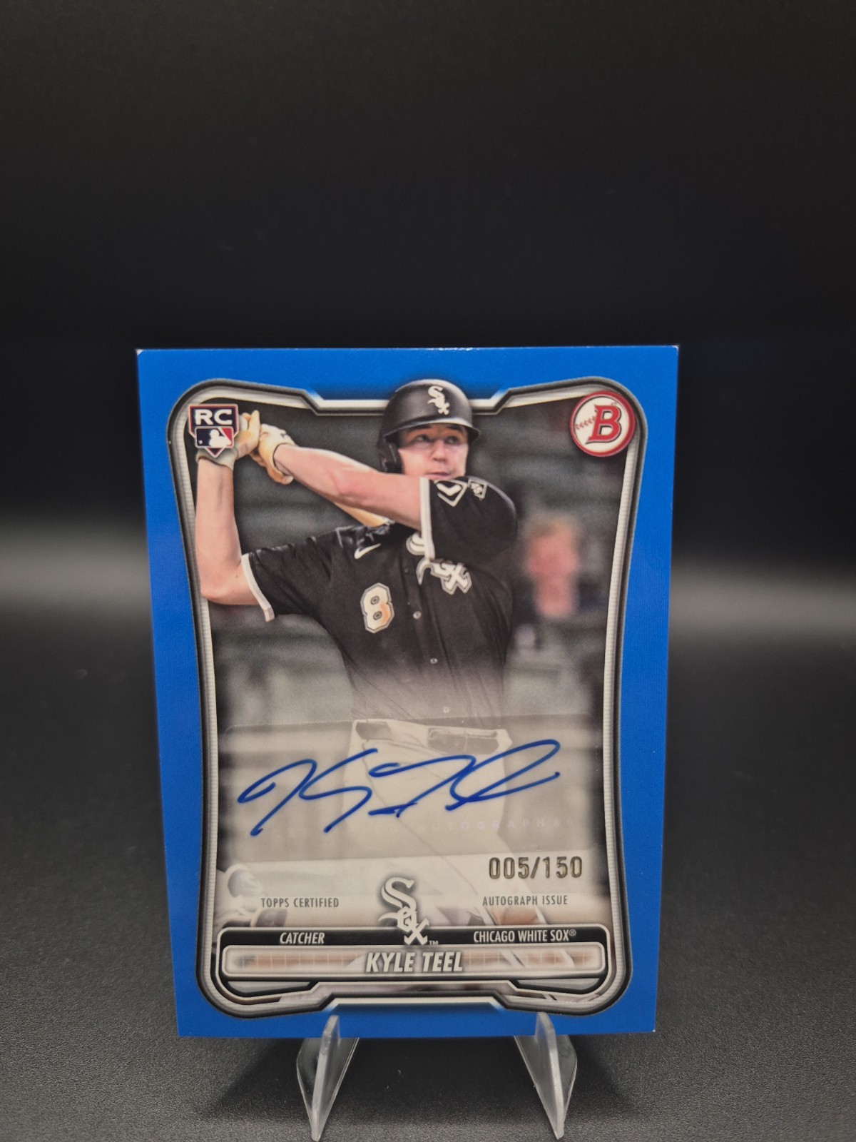 2026 Bowman Kyle Teel- Blue Paper Autograph /150 