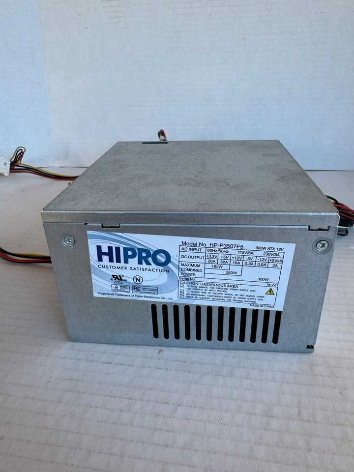 AGI ATX 280W Power Supply HP-P3507F5W 20/24 Pin - Image 4 of 4