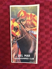 1998 DEL MAR RACETRACK PROGRAM—GREAT COVER—VERY HARD TO FIND PROGRAM