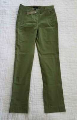 NEW WOMEN'S 0P J CREW MADDIE PANTS IN CHINO DRIED THYME