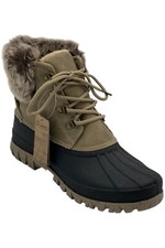 Lamo Lined Lace-Up Winter Boots Brielle Sand