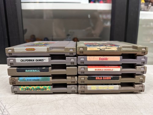Nintendo NES-001 Console, Zapper + 10 Games TESTED Kiwi Kraze Castlevania Bobble - Picture 9 of 24