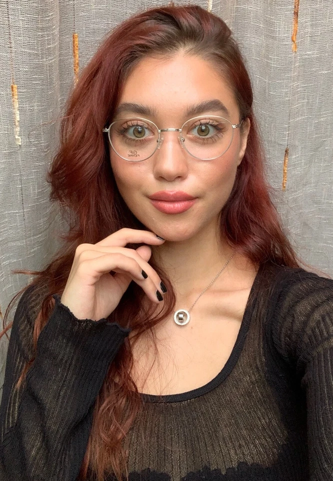 New Gianfranco Ferre GFFR583 Round Silver Women's Men's Eyeglasses Frame - Image 3 of 4