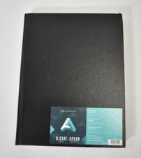 Art Alternatives Black Hardbound Sketch Book 8.5" x 11" AA75122 110 Sheets