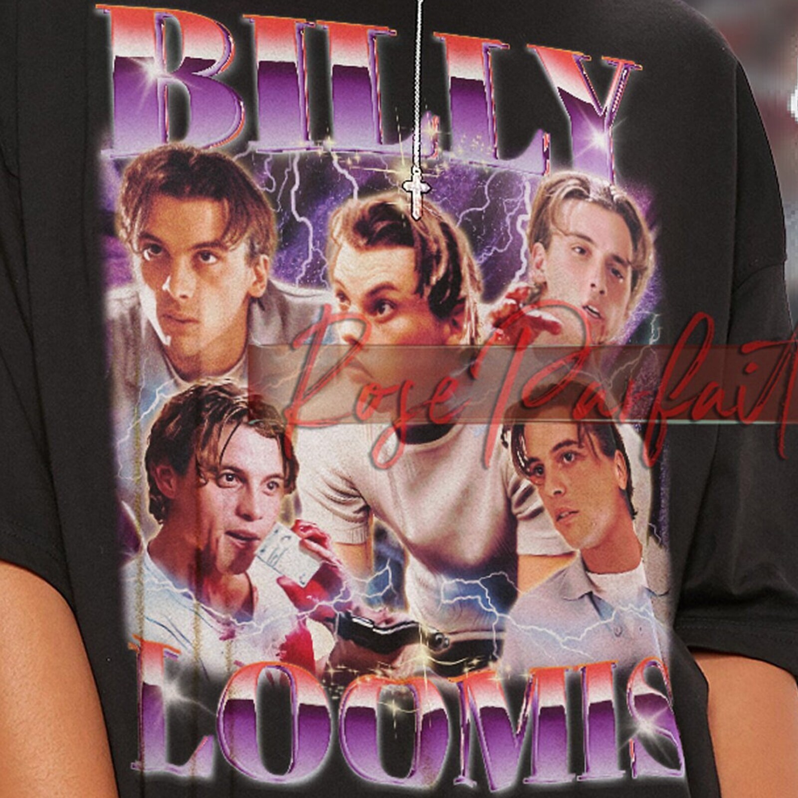 BILLY LOOMIS Retro T-shirt - Billy Loomis Homage Tees, Scream Billy Loomis 90's