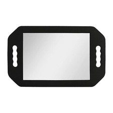 NMB  - Hairdresser Two Hand Mirror Foam 40x25cm (Black) 2 piece