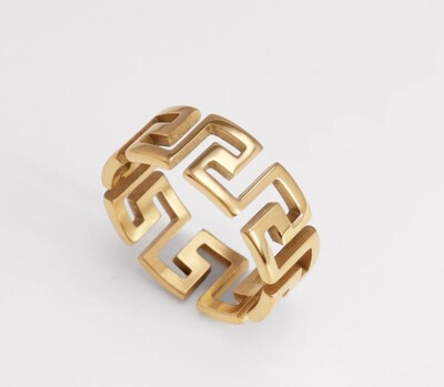 18k gold plated rings for women