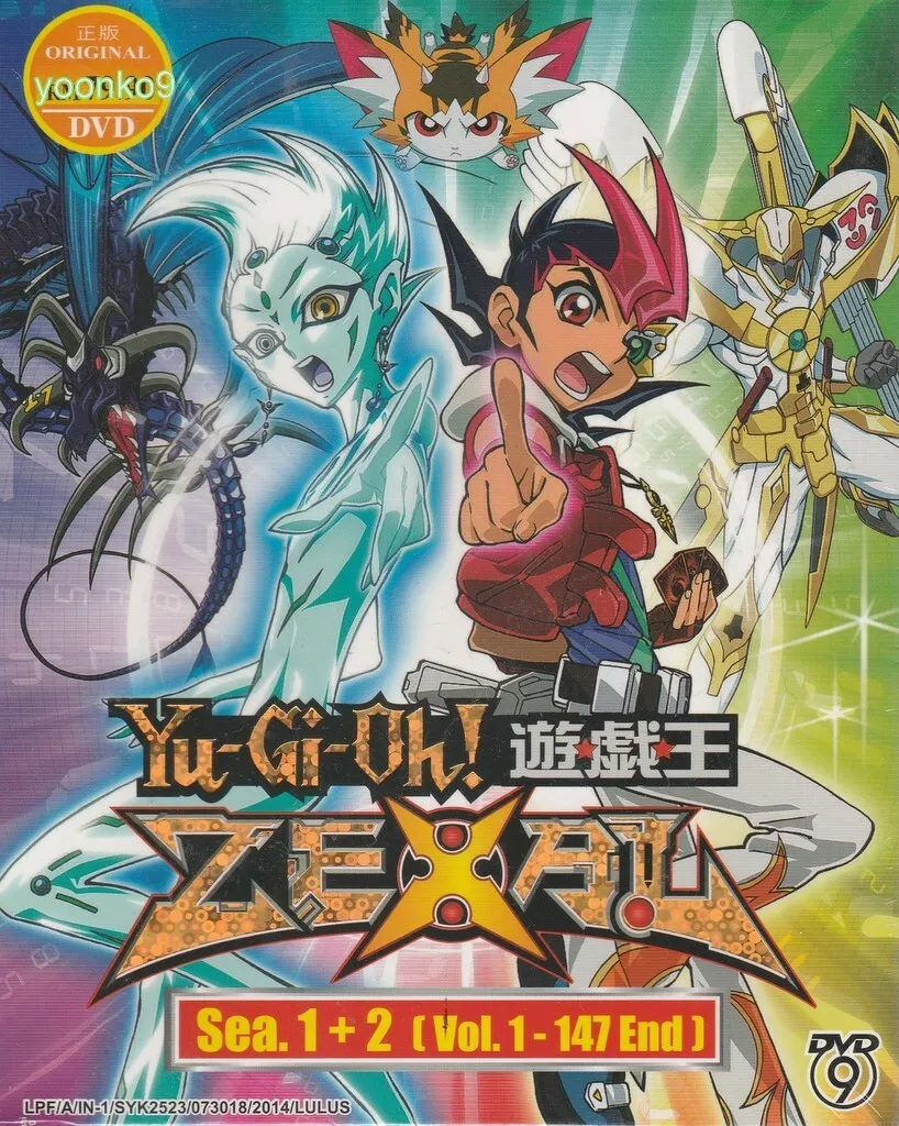 Yu Gi Oh! Zexal (Season 1+2 End) English Sub _ DVD Anime All Region