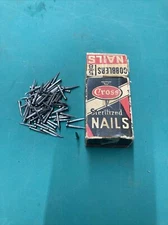 Vintage Box Of Cross sterilized 5/8 Cobbler Nails W.W Cross & Co Inc