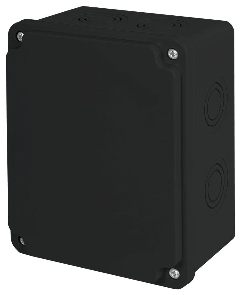 Abzweigkasten Verteilerkasten Abzweigdose Verteilerdose Feuchtraum Schwarz IP65 - Bild 4 von 4