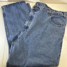 Lot of 2 Pairs Mens Denim Blue Jeans 52 x 30 Vintage Jordache & Dickies EUC Work
