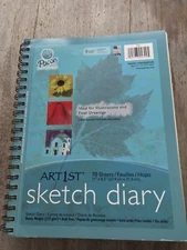 Pacon Art 1st Sketch Diary Heavy Weight - Missing 5 Pages / 65 Total