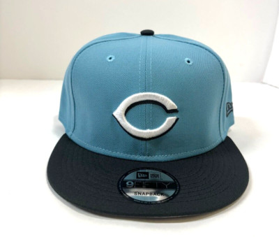 Cincinnati Reds MLB NE Color Pack 2-Tone Snapback Hat~Blue/Charcoal