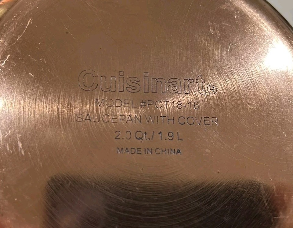 cuisinart copper Sauce pan 2qt eBay