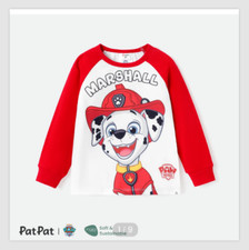 Size 3/4  Paw Patrol Marshall Raglan LS Tees   NWT