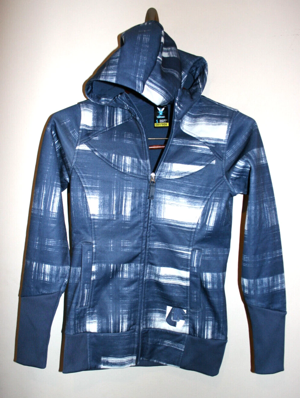 burton dryride snowboard ski hooded full zip jacket