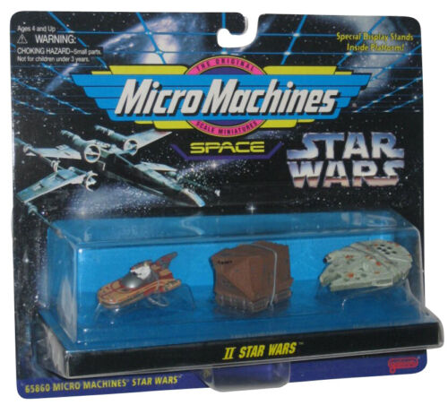 Star Wars Space II Micro Machines Toy Set - (Landspeeder / Millenium Falcon / Ja - Picture 1 of 1