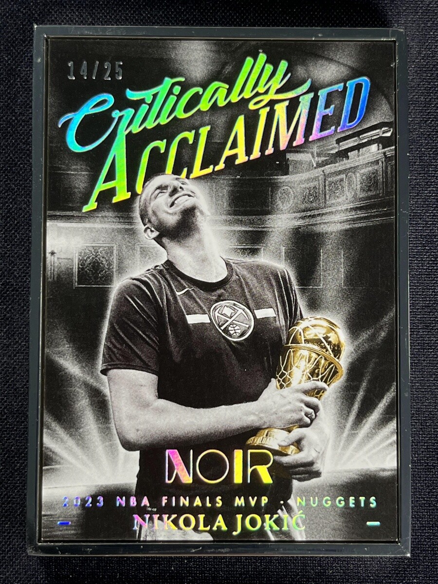 2023-24 Panini Noir Nikola Jokic #294 Metal Frame Critically Acclaimed /25