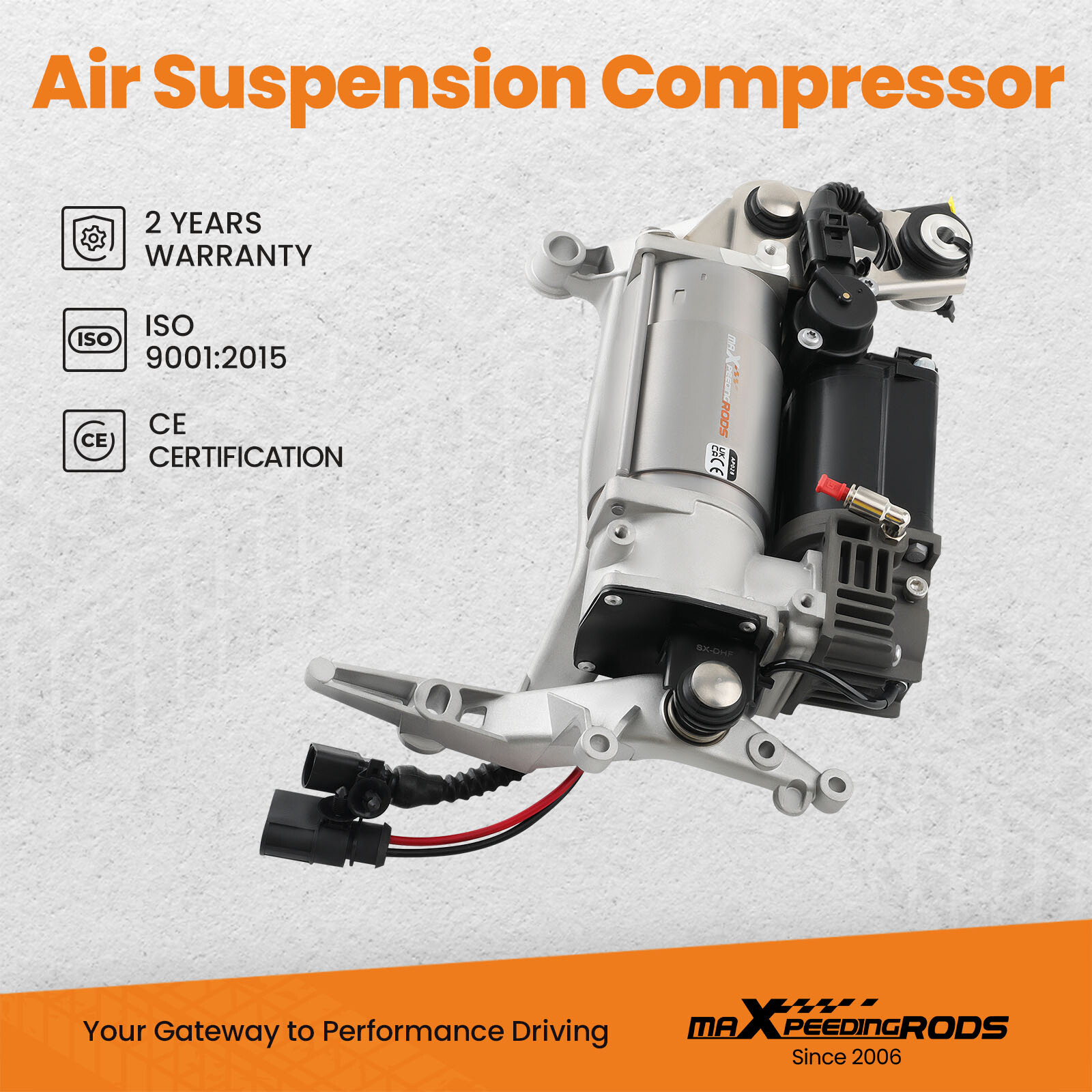 Sospensione pneumatica compressore sospensioni pneumatiche + supporto for VW Touareg 7L 7LA, 7L6, 7L7 foto 5