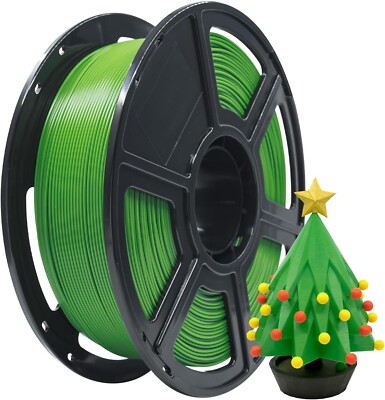 FLASHFORGE 3D Printer Filament 1KG PLA Filament 1.75mm Printing Filament Green